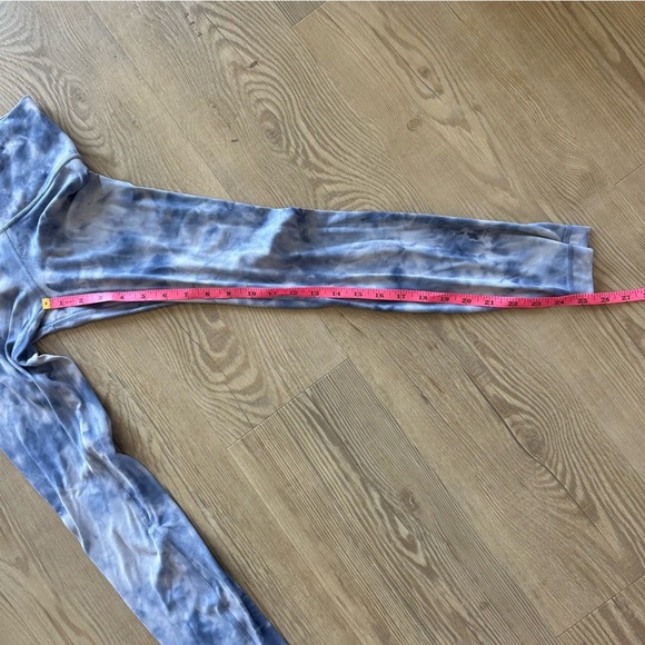 Lululemon Align Pant 25" Diamond Dye leggings women’s size 2 blue purple W5CQTS - Picture 6 of 9
